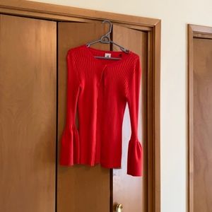 Tulip Sleeve Sweater